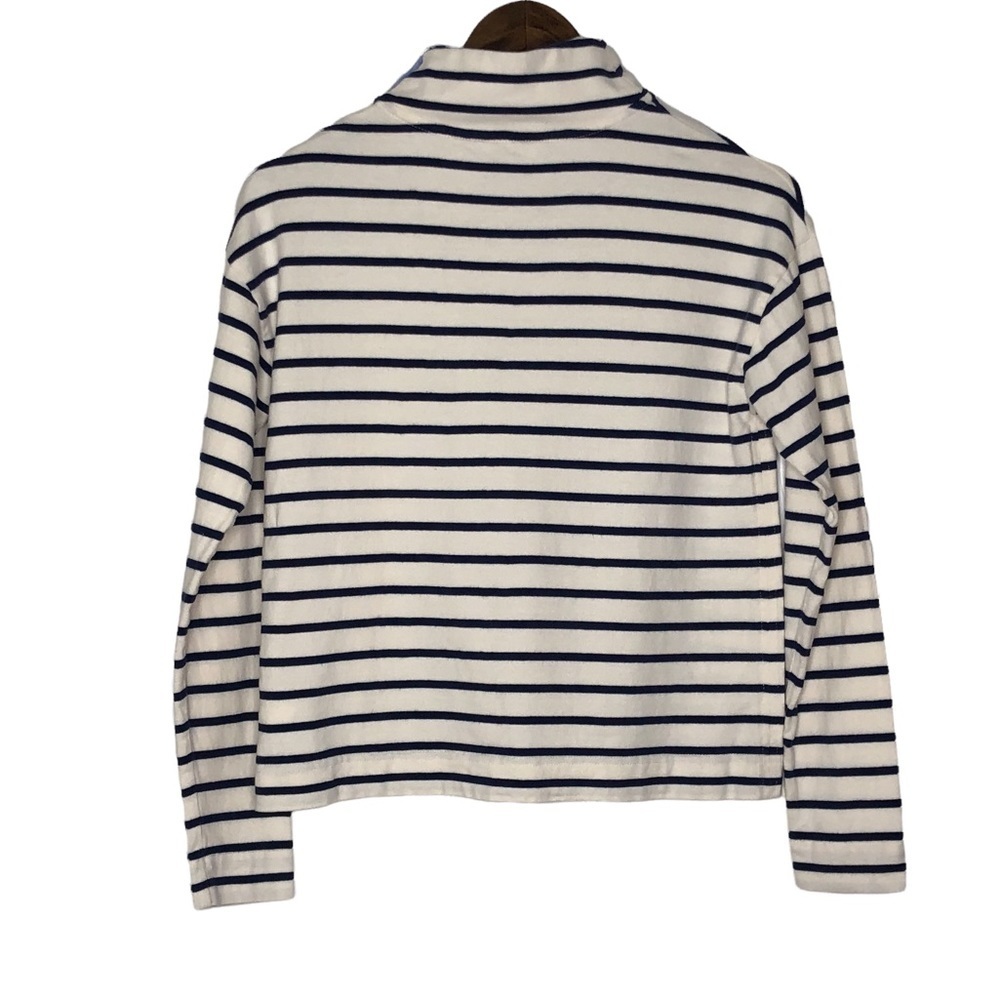 Vineyard Vines Striped Mock Neck Pullover Size Small - Picture 2 of 8